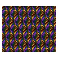 Seamless Prismatic Line Art Pattern Double Sided Flano Blanket (small) 
