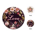 Love Playing Cards Single Design (Round) Front