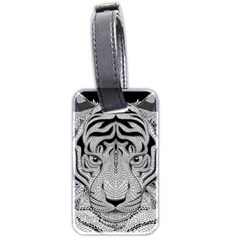 Tiger Head Luggage Tags (two Sides)