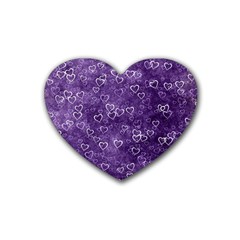 Heart Pattern Rubber Coaster (heart) 
