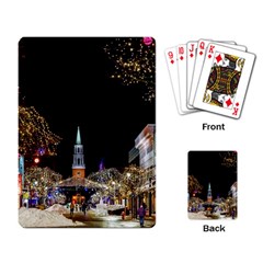 Church Decoration Night Playing Card