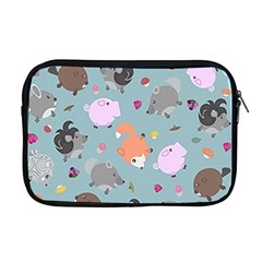 Little Round Animal Friends Apple Macbook Pro 17  Zipper Case