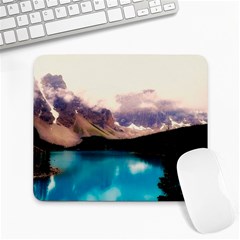 Austria Mountains Lake Water Large Mousepads
