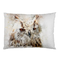 Bird Owl Animal Art Abstract Pillow Case