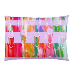 Watercolour Paint Dripping Ink Pillow Case