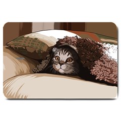 Cat Kitten Cute Pet Blanket Sweet Large Doormat 