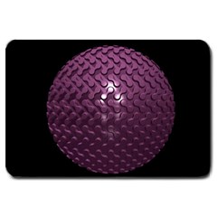 Sphere 3d Geometry Math Design Large Doormat 