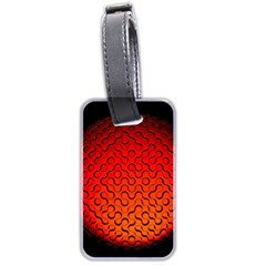 Sphere 3d Geometry Structure Luggage Tags (two Sides)