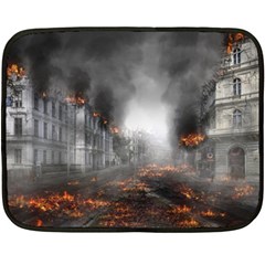 Armageddon Destruction Apocalypse Fleece Blanket (mini)
