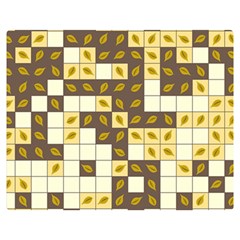 Autumn Leaves Pattern Double Sided Flano Blanket (medium) 