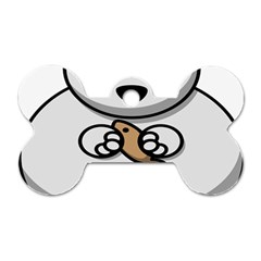 Bear Polar Bear Arctic Fish Mammal Dog Tag Bone (one Side)