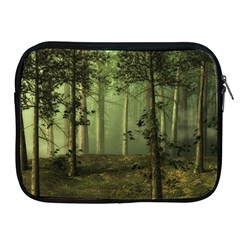 Forest Tree Landscape Apple Ipad 2/3/4 Zipper Cases