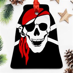 Pirate Skull Ornament (bell)