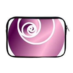 Rose Apple Macbook Pro 17  Zipper Case