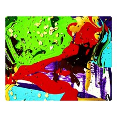 Untitled Island 4 Double Sided Flano Blanket (large) 