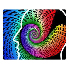 Head Spiral Self Confidence Double Sided Flano Blanket (large) 