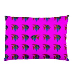 Opposite Way Fish Swimming Pillow Case (two Sides)