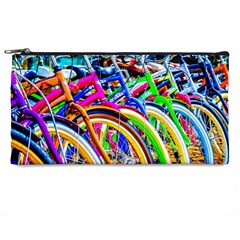 Colorful Bicycles In A Row Pencil Cases