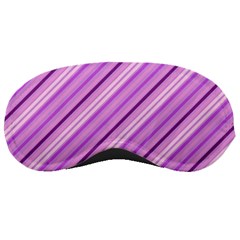 Violet Diagonal Lines Sleeping Masks
