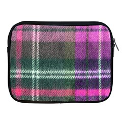 Pink Plaid Flannel Apple Ipad 2/3/4 Zipper Cases