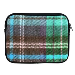 Blue Plaid Flannel Apple Ipad 2/3/4 Zipper Cases