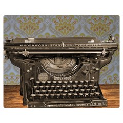 Typewriter Double Sided Flano Blanket (medium) 