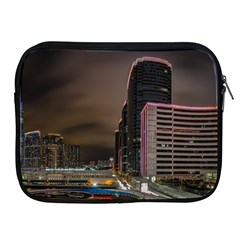 Hong Kong At Night Skyline Apple Ipad 2/3/4 Zipper Cases