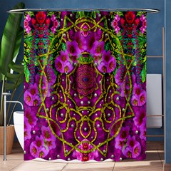 Star Of Freedom Ornate Rainfall In The Tropical Rainforest Shower Curtain 60  X 72  (medium) 