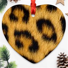 Animal Print 3 Heart Ornament (two Sides)