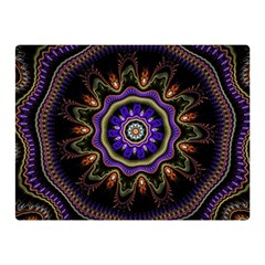 Fractal Vintage Colorful Decorative Double Sided Flano Blanket (mini) 