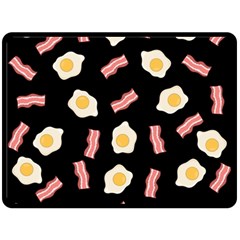 Bacon And Egg Pop Art Pattern Fleece Blanket (large) 
