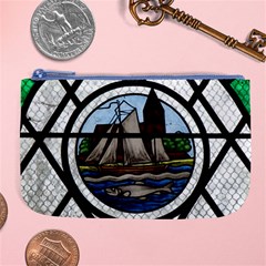 Window Image Stained Glass Large Coin Purse