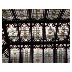 Window Image Stained Glass Double Sided Flano Blanket (medium) 
