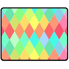 Low Poly Triangles Fleece Blanket (medium) 