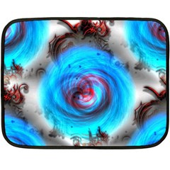 Abstract Kaleidoscope Pattern Fleece Blanket (mini)