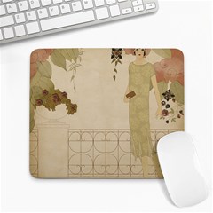 Flapper Lady Vintage Large Mousepads