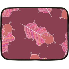 Plumelet Pen Ethnic Elegant Hippie Fleece Blanket (mini)
