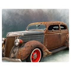 Auto Old Car Automotive Retro Double Sided Flano Blanket (medium) 