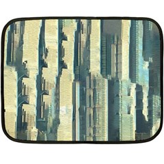 Illustrations Texture Abstract Buildings Fleece Blanket (mini)