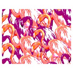 Flamingos Double Sided Flano Blanket (medium) 