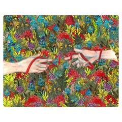 Touch Watercolor Xie Shihong Art Double Sided Flano Blanket (medium) 