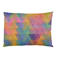 Triangle Pattern Mosaic Shape Pillow Case (two Sides)