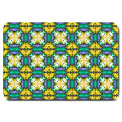 Seamless Wallpaper Pattern Symmetry Large Doormat 