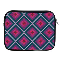Purple Textile And Fabric Pattern Apple Ipad 2/3/4 Zipper Cases
