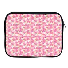 Peony Pattern Pink Scrapbookin Apple Ipad 2/3/4 Zipper Cases