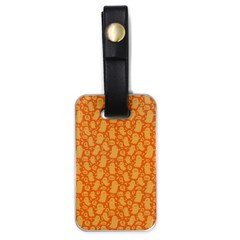 Halloween Background Luggage Tag (one Side)