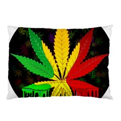 Cannabis Leaf Color Pillow Case