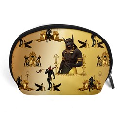 Anubis The Egyptian God Pattern Accessory Pouch (large)