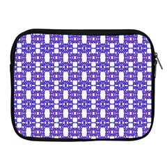 Purple  White  Abstract Pattern Apple Ipad 2/3/4 Zipper Cases