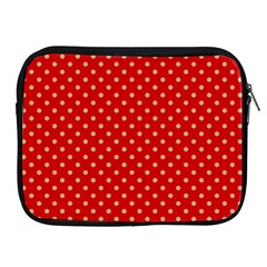 Pois Doré / Rouge Apple Ipad 2/3/4 Zipper Cases